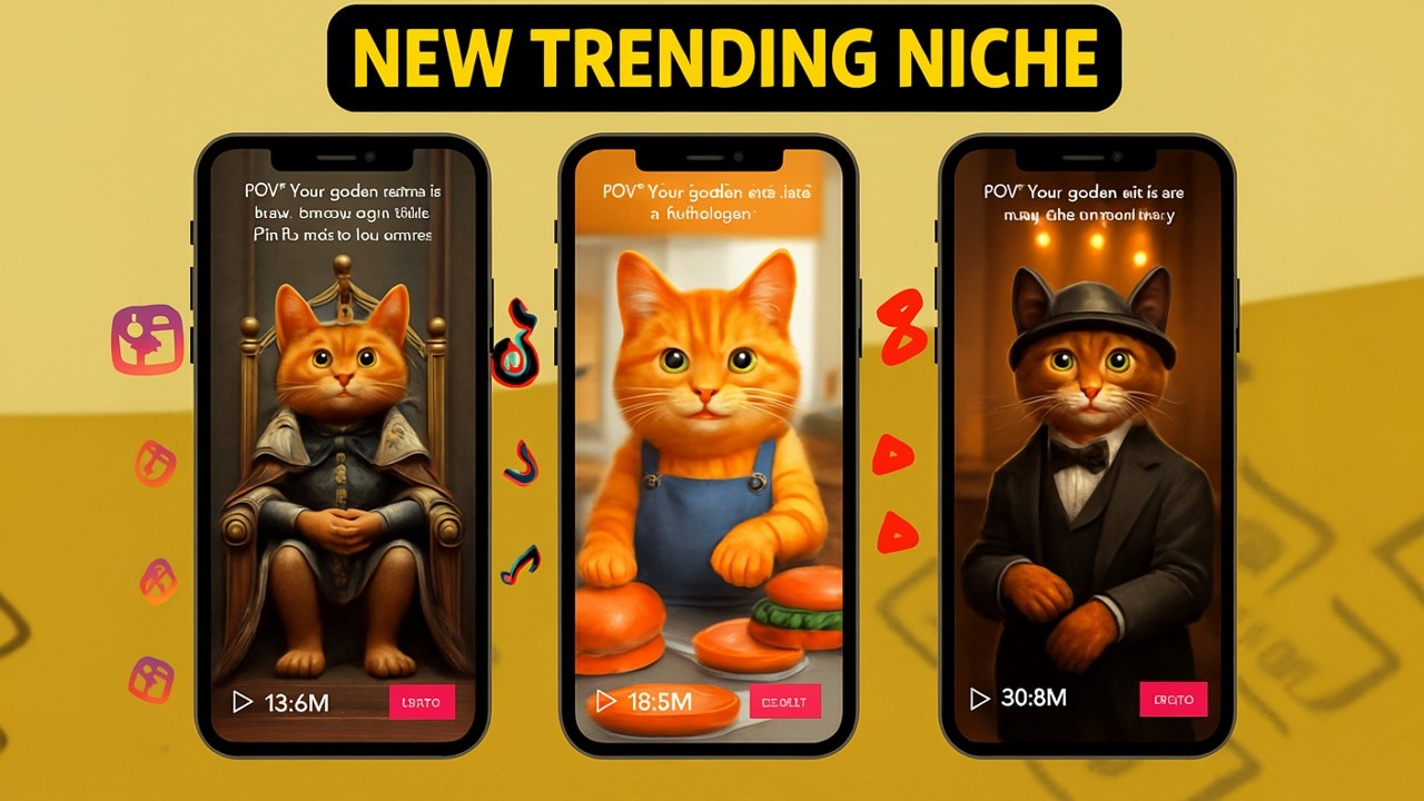 🎥 اتوماسیون ساخت ویدئو بچه گربه